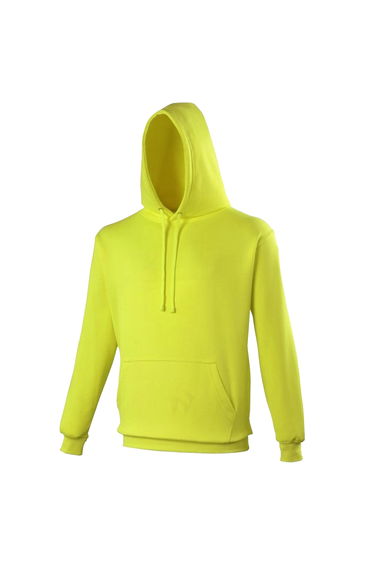 Awdis Unisex Electric Hooded Sweatshirt / Hoodie - Electric Yellow