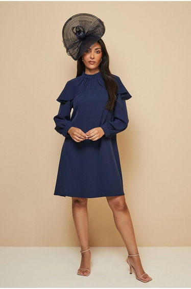 Petite Frill Cape High Neck