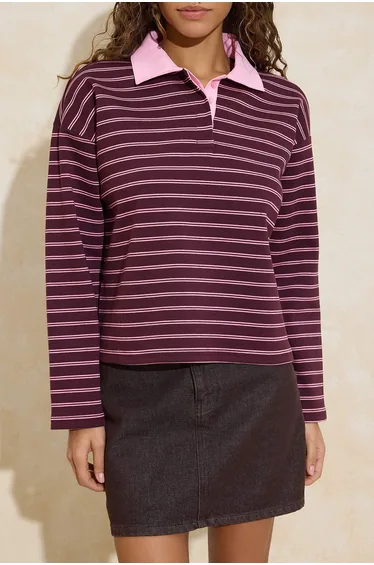 سويتشيرت ترينديول بأكمام طويلة