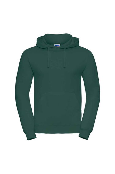 Russell Mens Plain Hoodie - Bottle Green