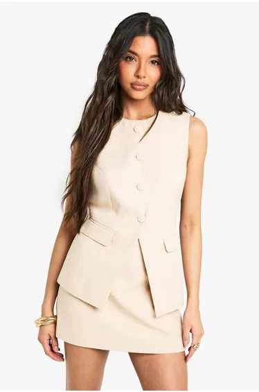 تنورة قصيرة بوكلية - بيج