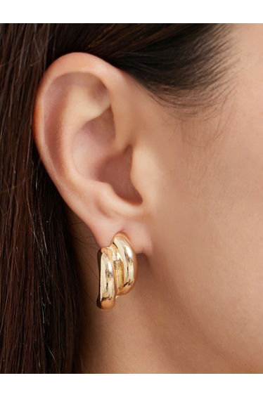 Gold Plated Hoop Earrings