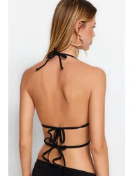 Bikini Top - Black - Plain - 5