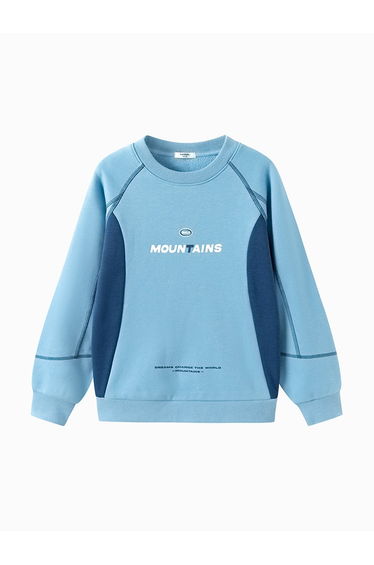 Boys' Contrast Colored Sweatshirt