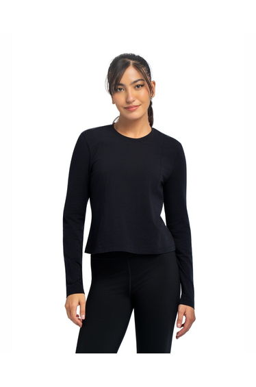 Long Sleeve Slim Tee - SEASONAL BLACK
