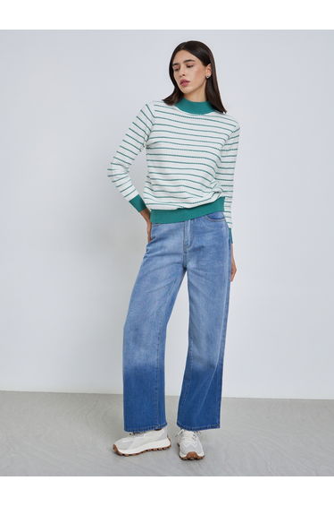 Striped Long Sleeve Sweater