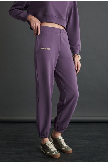 Rhyne Women's Jogger Elastic Leg Purple Sweatpants