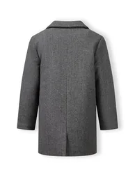 Boys Smart coat with seam pockets and lining - 2