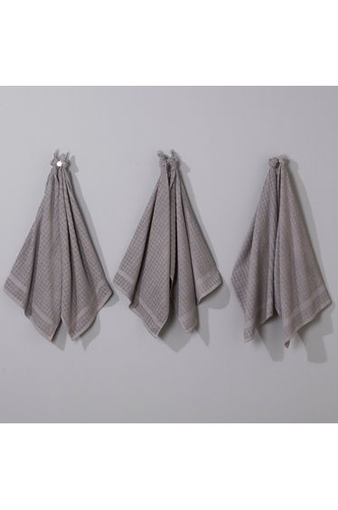 Set of 6 Absorbent 100% Cotton Hand Towels