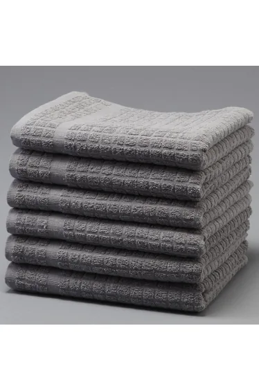 بشكير قطن رمادي عدد 6