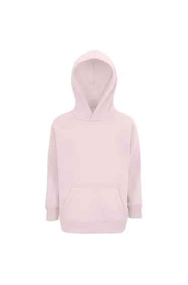 SOLS Childrens/Kids Stellar Organic Hoodie - Pale Pink