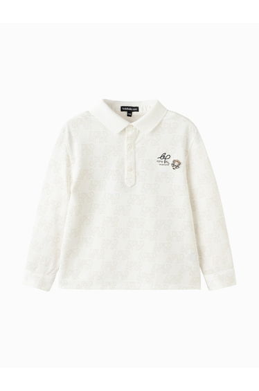 Boys' Long Sleeve Polo T-Shirt