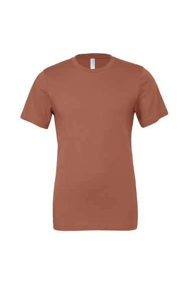 Bella + Canvas Unisex Jersey Crew Neck T-Shirt - Terracotta