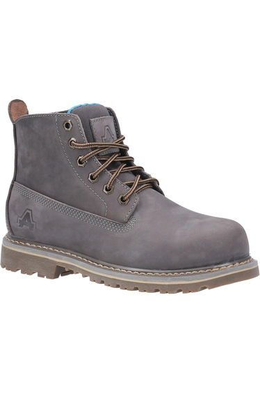 Amblers Safety Womens AS105 Mimi Leather Safety Boots - Grey