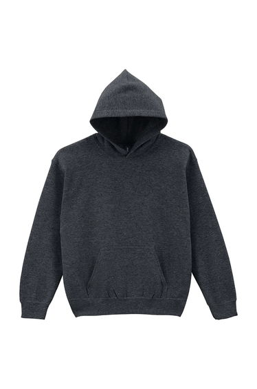 Gildan Childrens/Kids Heavy Blend Hooded Sweatshirt - Fan Charcoal Heather