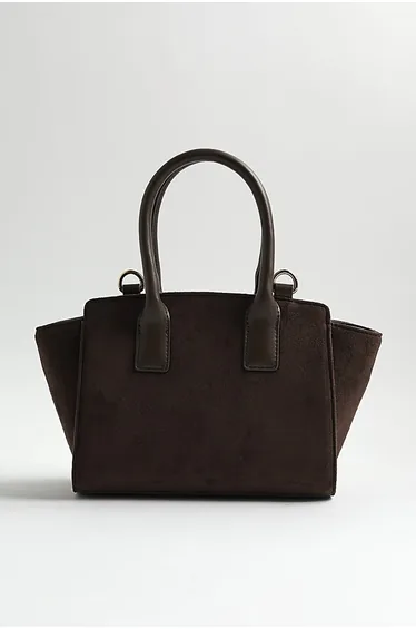 حقيبة حمل بشرائح بسحاب - بني