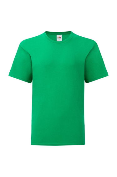 Fruit Of The Loom Childrens/Kids Iconic T-Shirt - Kelly Green