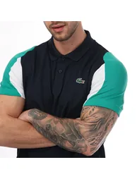 Men's Lacoste Sport Regular Pique Polo Shirt in Blue - 2