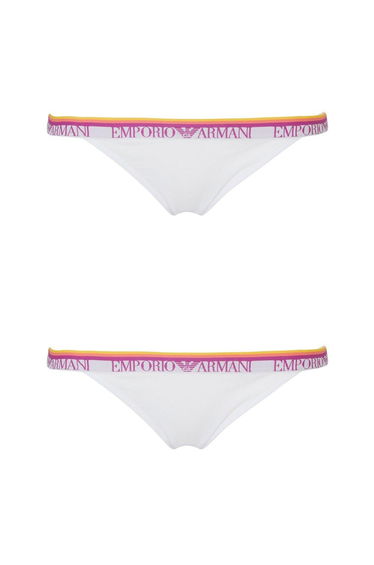Ea 2-Pack T-Thong White Multi