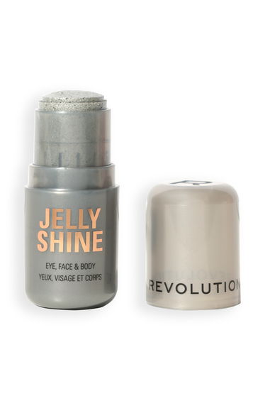 Revolution Jelly Shine Eye, Face & Body Highlight Stick Silver Moonlight