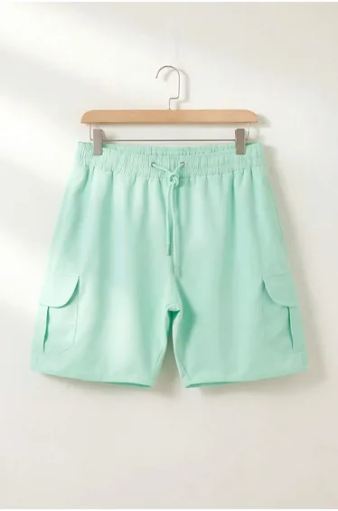 Mint Cargo Pocket Pack Standard Size Swimwear Swim Shorts