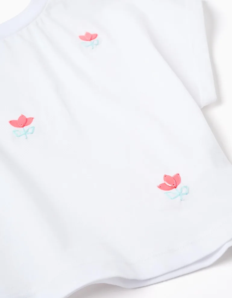 Ss Tshirt Jersey, White - 1