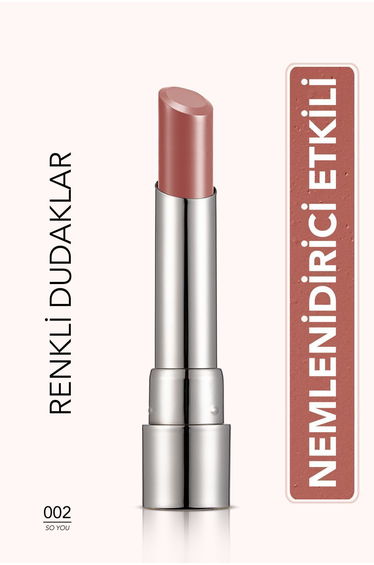 Moisturizing Shiny Lipstick (Skin) - Sheer Up Lipstick New - 002 So