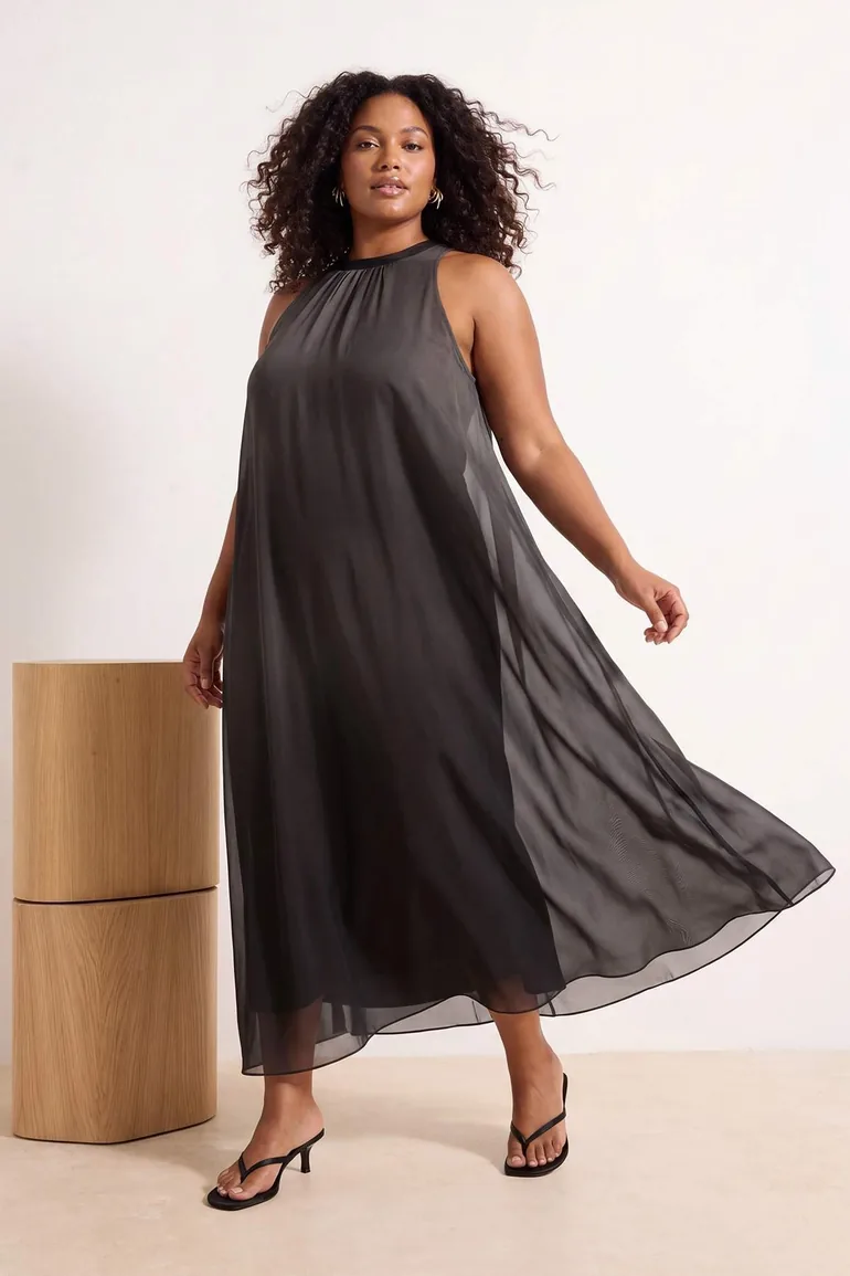 straight cut dress for plus size Amazon.com: KIMCURVY Plus Size Satin Dress Ruched Cowl Neck Sexy Wedding Guest Dress Cocktail Dresses Cami Black 12W : Clothing, Shoes & Jewelry