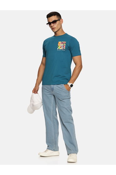 Men Printed Crew Neck T-Shirt
