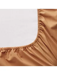 Sabbal Washed Percale Fitted Sheet with 30cm Flap - 2