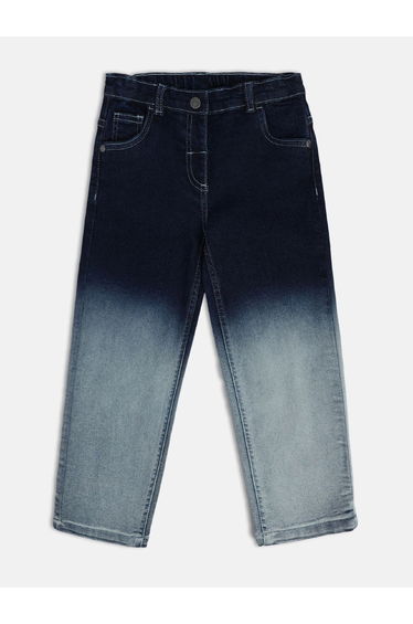 Girls Ombre Look Mid Rise Jeans