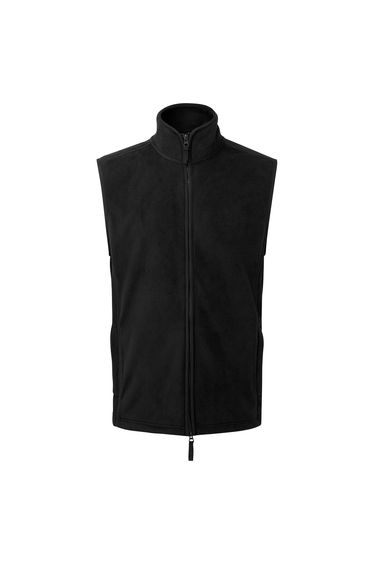 Premier Mens Artisan Fleece Gilet - Black