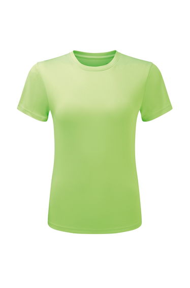 TriDri Womens/Ladies Ion-Charge Textured Recycled T-Shirt - Lightning Green