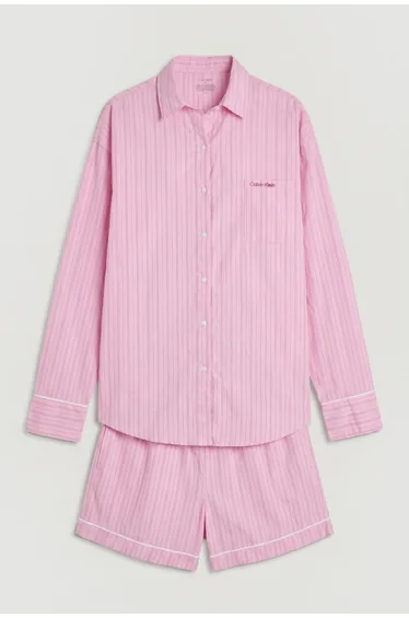 Cotton Poplin V Day Poplin Set 19471 Trail Stripe+Pink Essence
