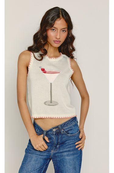 Pink Martini Embroidered Vest