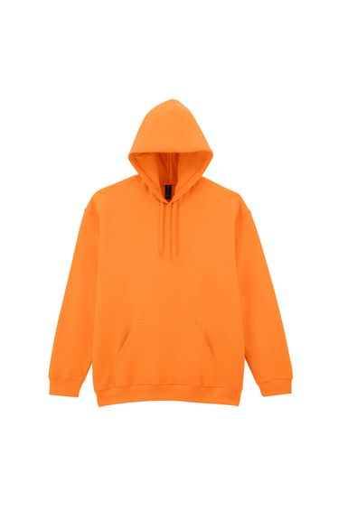 Gildan Mens Midweight Soft Touch Hoodie - Tangerine