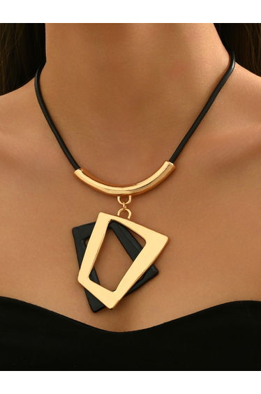 Geometric Pendant Necklace