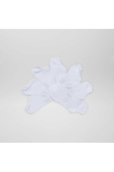 Pack of 4 pairs of invisible socks WHITE