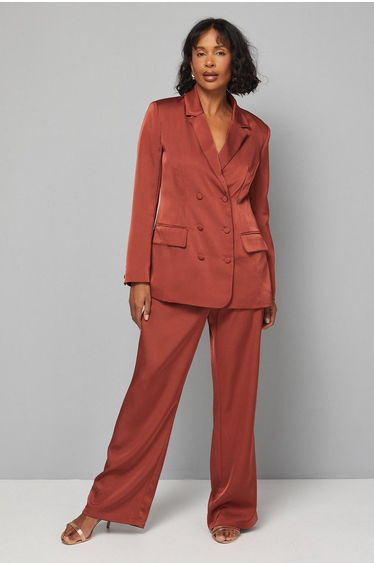 Longline Double Breasted Blazer