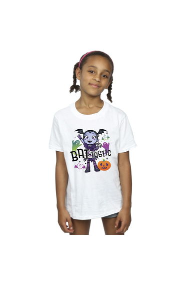 Vampirina Girls Bat Tastic Cotton Halloween T-Shirt - White