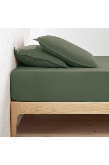 Linot 35cm High 100% Washed Linen Fitted Sheet
