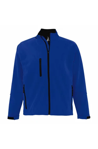 SOLS Mens Relax Soft Shell Jacket (Breathable, Windproof And Water Resistant) - Royal Blue