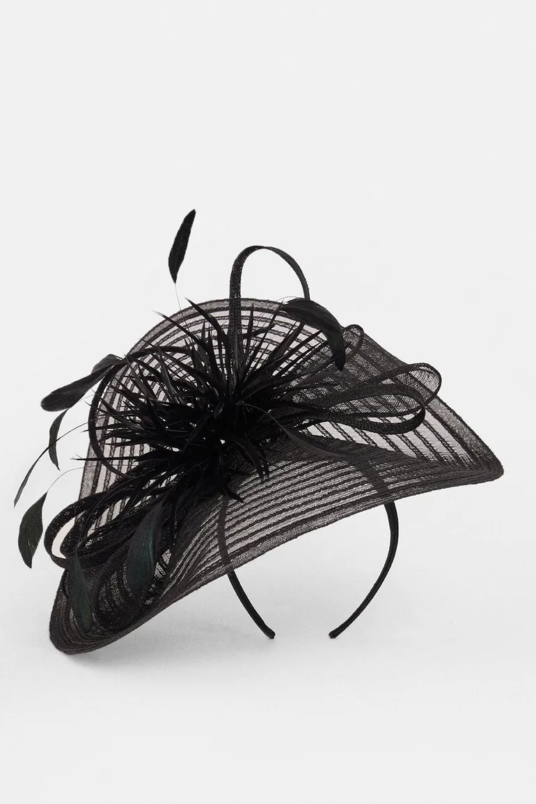 Feather Detail Fascinator - 1