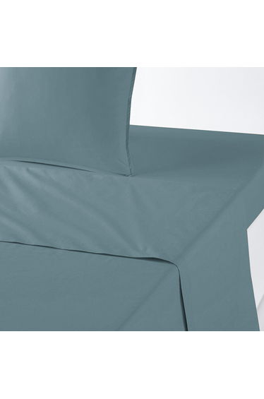 Plain Organic 100% Cotton Percale 200 Thread Count Flat Sheet