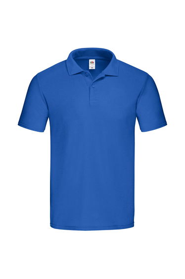 Fruit of the Loom Mens Original Pique Polo Shirt - Royal Blue