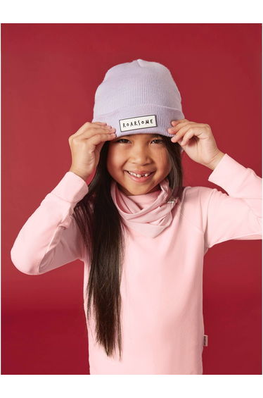 Kids Bamboo Neck Snood in Pink