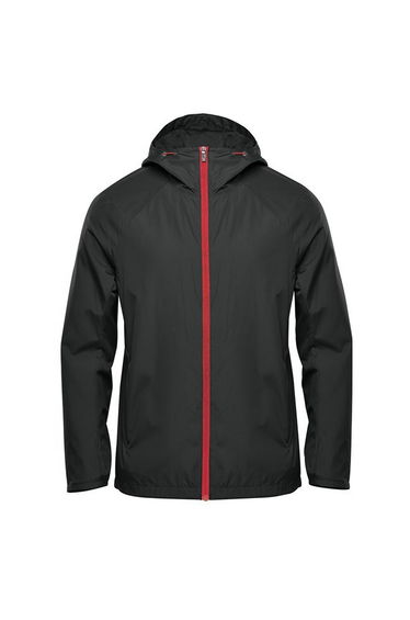 Stormtech Mens Pacifica Lightweight Jacket - Black/Red