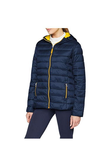 Result Urban Womens/Ladies Snowbird Hooded Jacket - Navy/Yellow