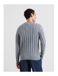 Knight Cable Sweater Icelandic Blue - 1