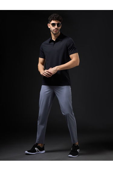 Solid 4-Way Stretch Short Sleeve Polo